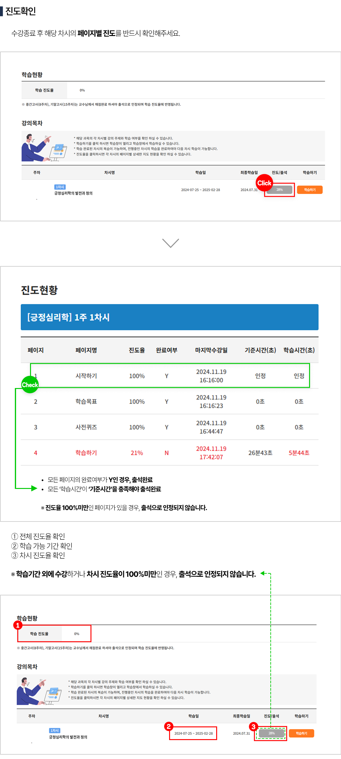 진도확인
