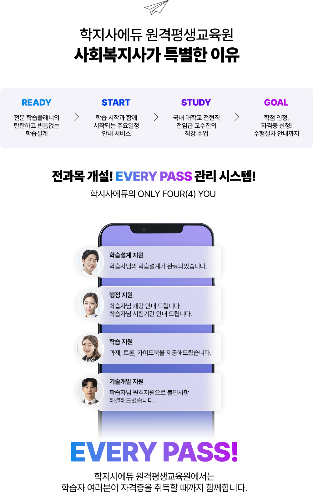 학지사에듀 원격평생교육원 사회복지사가 특별한 이유